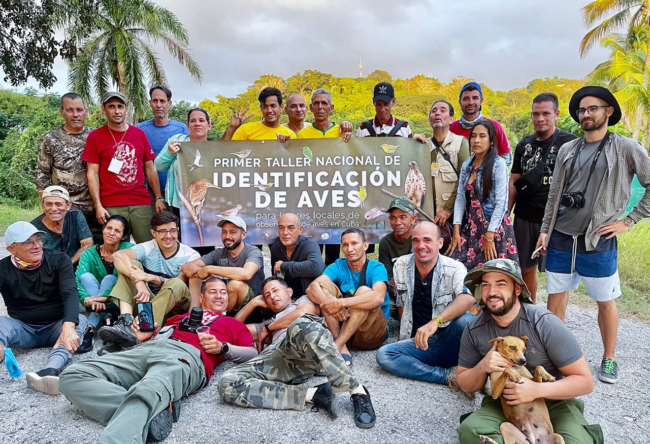 1er Taller de Identificación de Aves para líderes de la comunidad de observadores de aves en Cuba.