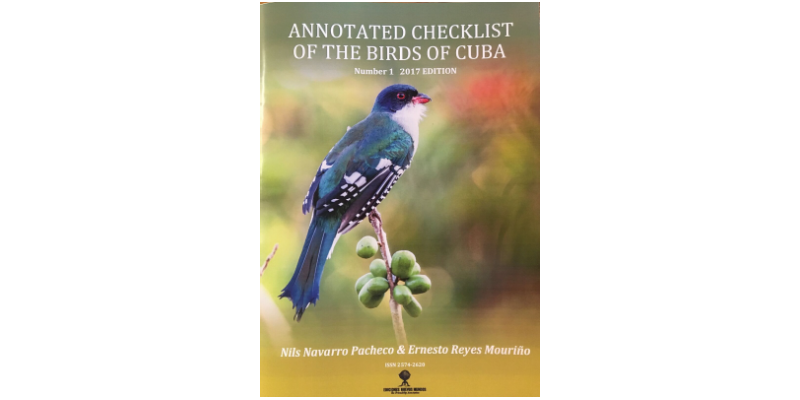 Annotated Checklist of the Birds of Cuba No. 1, 2017